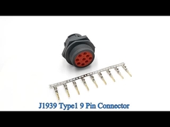 نوع سیاه 1 رشته دار 9 پین J1939 Deutsch Connector Plug HD10-9-1939P-B022