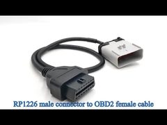 14 پین RP1226 کابل مرد به OBD2 J1962 زن برای 2019 و کامیون های سنگین جدیدتر در آمریکای شمالی