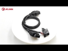 OBD 2 OBD2 Splitter Y Cable 1 مرد به 2 زن 16 پین کنتاکتور برای هیوندای کیا کریسلر دودج جیپ