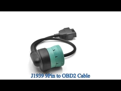J1939 9 پین به OBD 2 OBD2 16 پین کابل اتصال زنانه