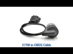 زاویه راست J1708 اتصال 6 پین به کابل اتصال OBD 2 برای دستگاه های تشخیصی یا ردیاب