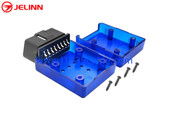 OBD2 محفظه OBD 2 قفس کیس با کانکتور پیچ منحنی