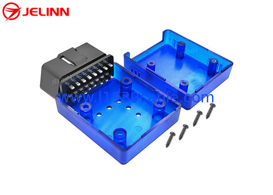OBD 2 محفظه کیس پلاستیکی OBD2 پوسته با کانکتور پین مستقیم